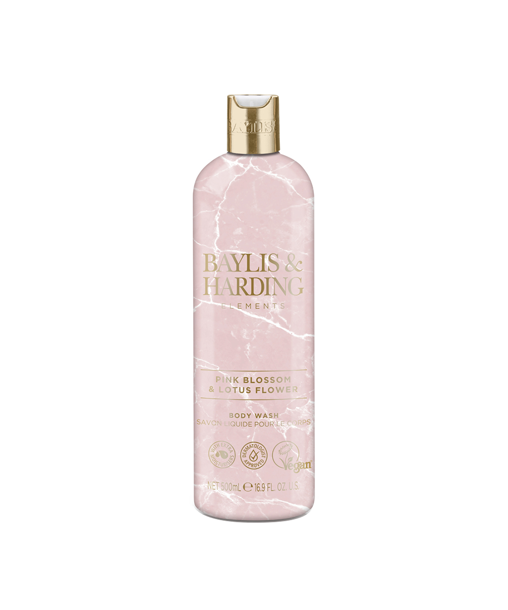 Elements Pink Blossom & Lotus Flower Body Wash 500ml